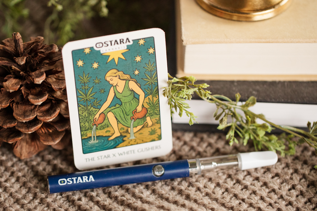 Ostara Cannabis Tarot Card The Star