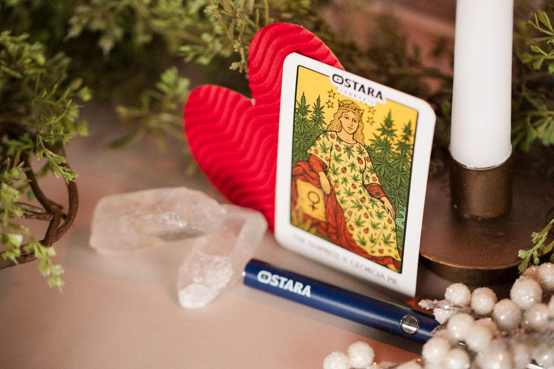 Ostara Cannabis The Empress Tarot Card