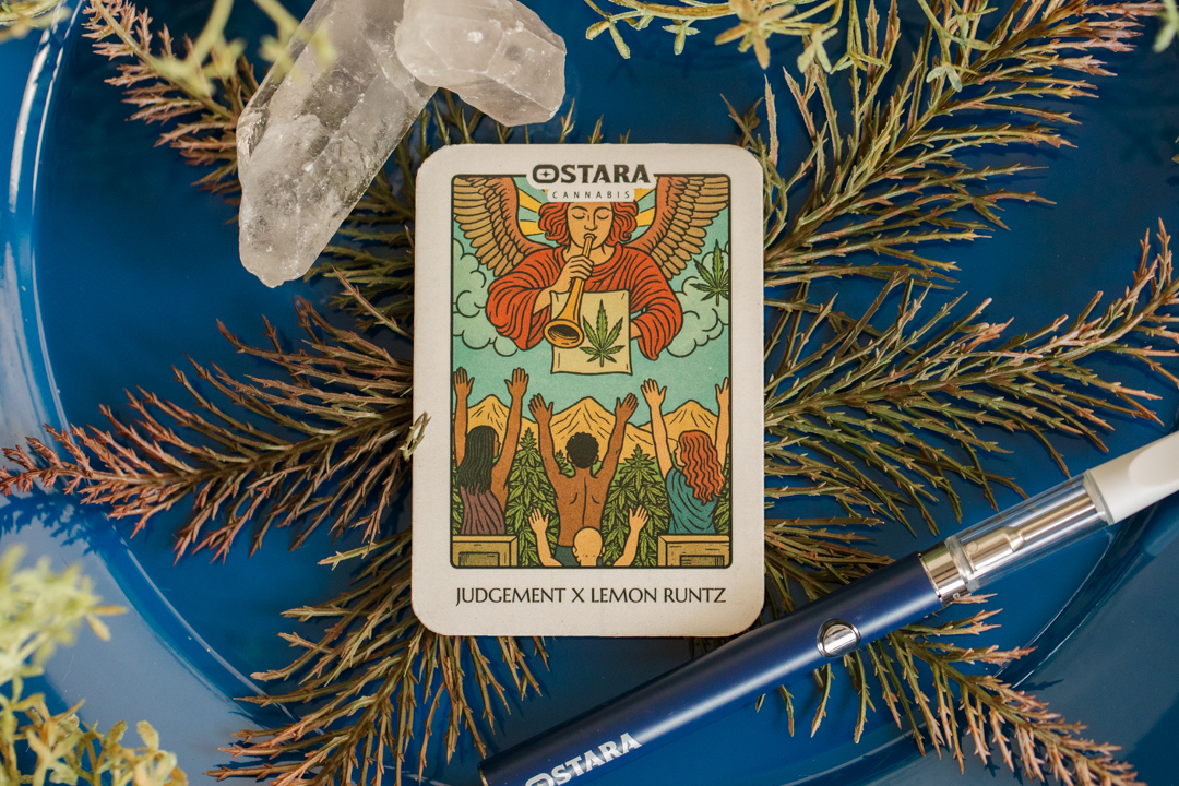 Ostara Cannabis Judgement Tarot Card