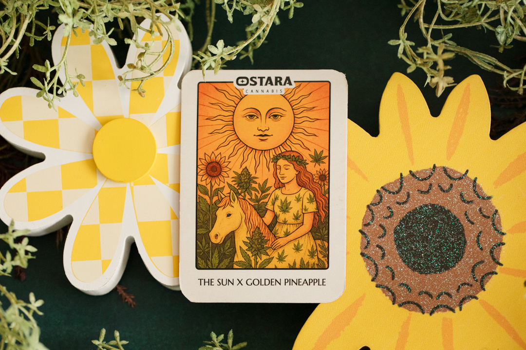 Ostara Cannabis The Sun Tarot Card